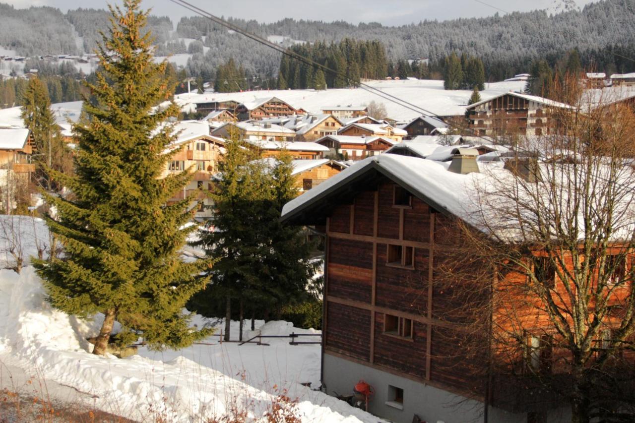 Bel App Aux Gets 10Mn Centre Ski Parking Tennis Prive Les Gets Eksteriør bilde